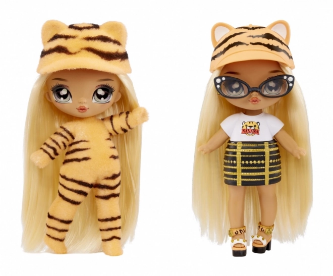 Na! Na! Na! Tiger Pige Dejlig Plysset Overraskelse