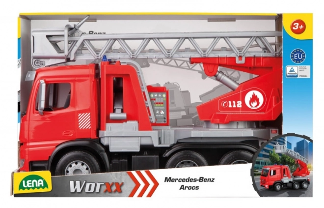 Brandbil Mercedes Arocs med stige