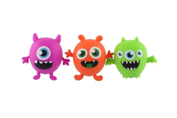 Monster bold/monster antistress klemme slim 9x8cm 3 farver