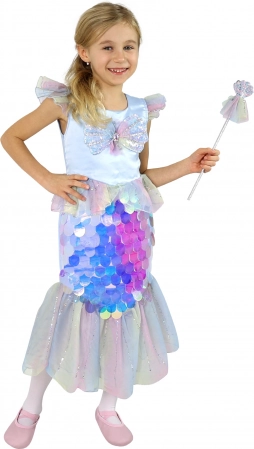 Børnekostume havfrue M