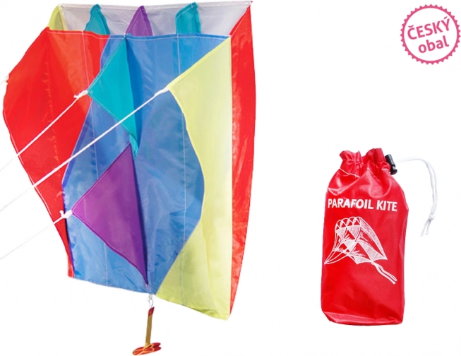 Flyvende drage i nylon 60x51 cm