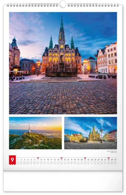 Vægkalender Mit land 2025, 33 × 46 cm