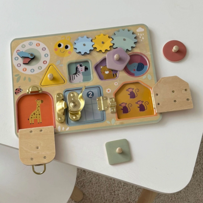 Træmanipulationsbræt Tooky Toy