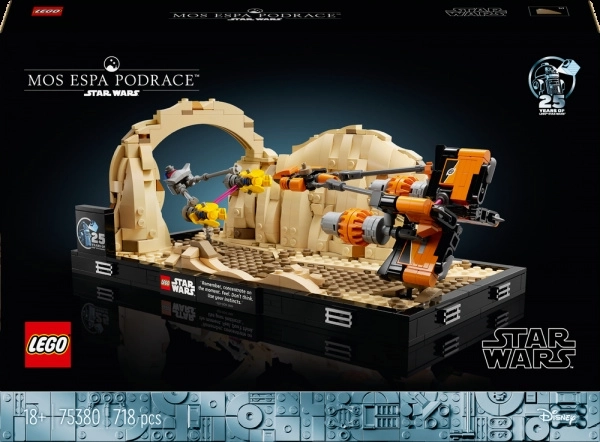 LEGO STAR WARS diorama: podrace i Mos Espa