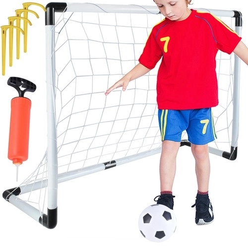 Fodboldmål + bold + pumpe 23459