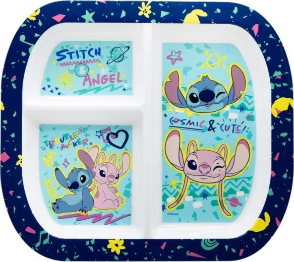 Rektangulær børnetallerken STITCH