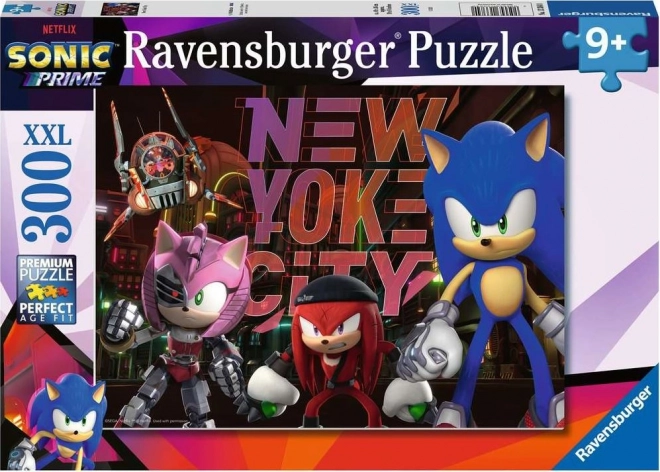 Puzzle Sonic Prime Ravensburger 300 brikker