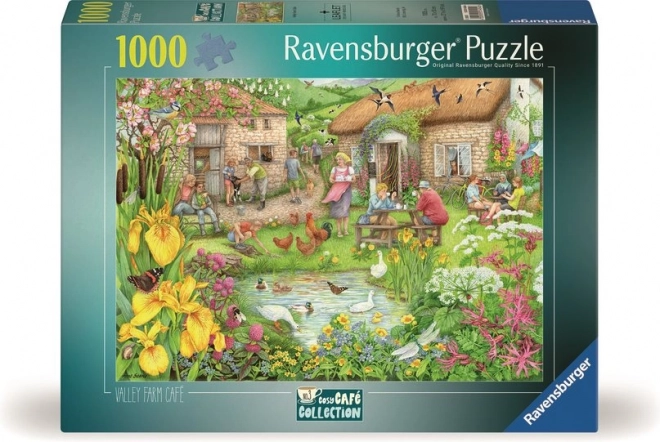 Puslespil Bondecafé i Dalen fra Ravensburger
