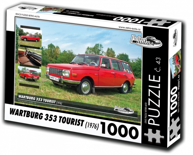 Puslespil Retro-biler Wartburg 353 Tourist (1976) – 1000 brikker