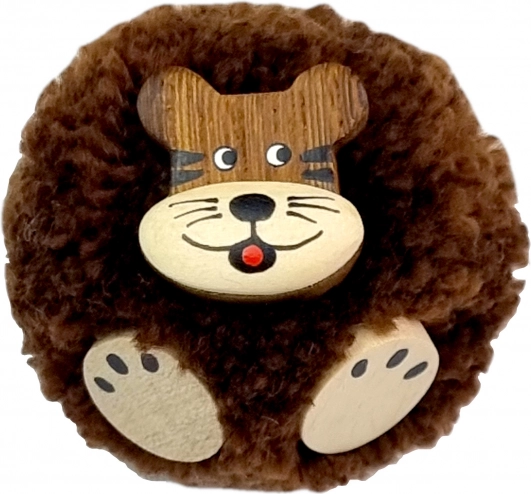2Kids Toys Træmagnet Tiger med pompon