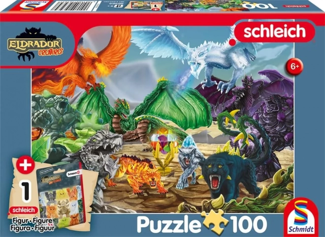 Puzzle Eldrador: Kampen om superkrystallen med figur