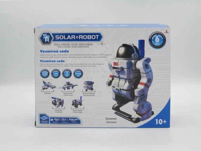 Robotisk solcelledrevet byggesæt 6-i-1