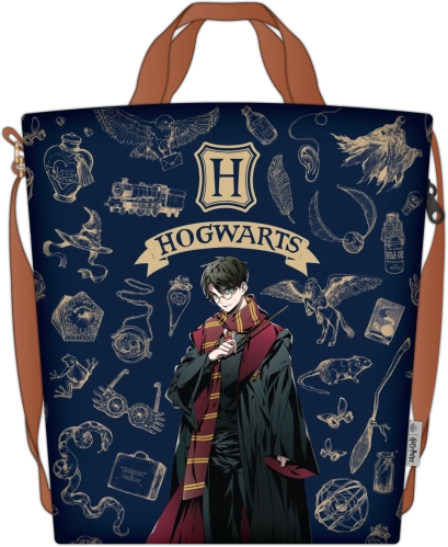 Harry Potter indkøbstaske navy & gold