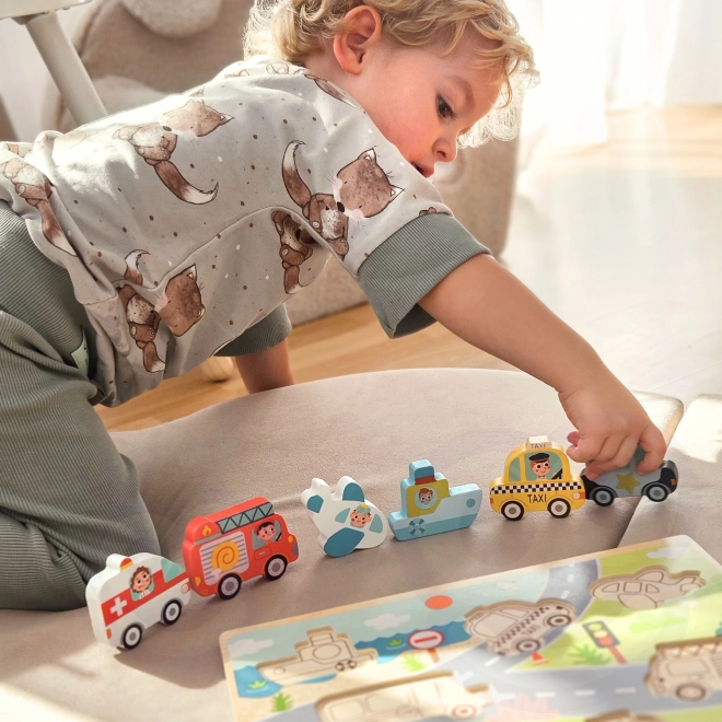 Træpuslespil Montessori by