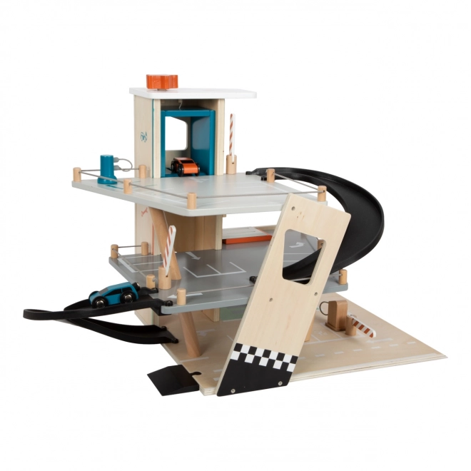 Small Foot træ racerparkering