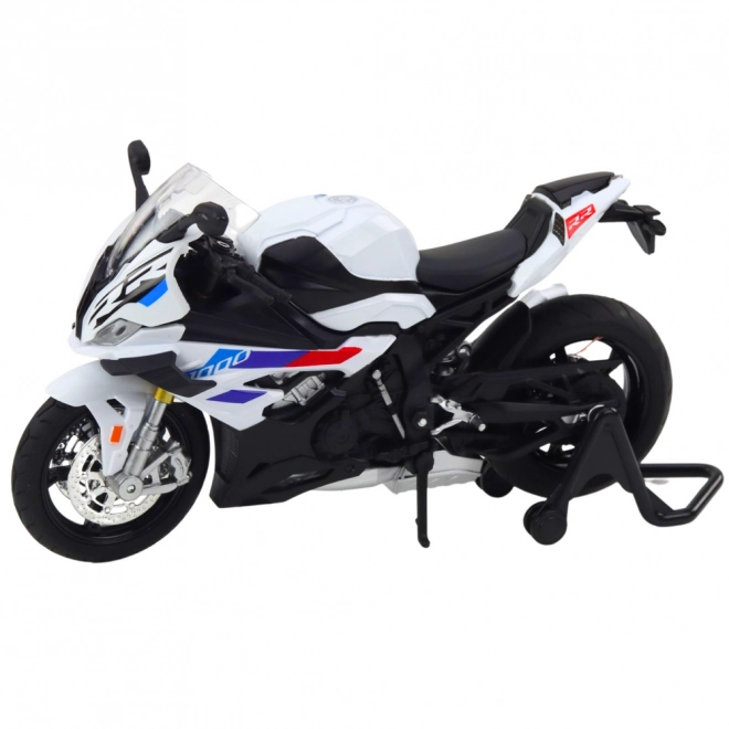 Sport metalmodel motorcykel 1:12 hvid