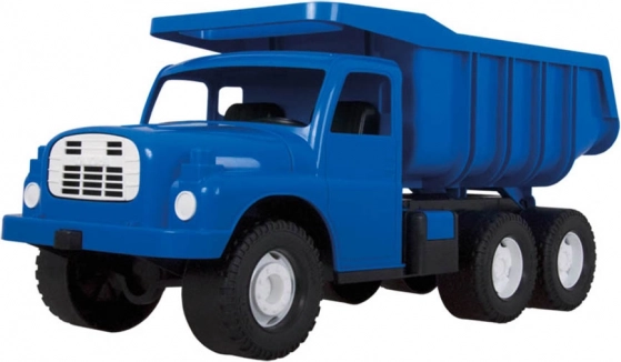 Tatra 148 lastbil i plast 72 cm – orange – Blå