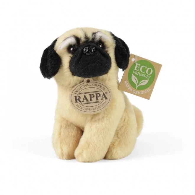 Plys-hund siddende 13 cm ECO-FRIENDLY