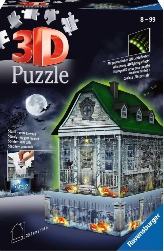 Ravensburger 3D-puslespil spøgelseshus med lysende effekt 216 brikker