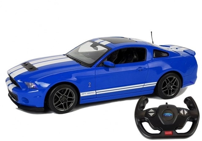 Bil med fjernbetjening Ford Shelby GT500 Rastar i skala 1:14 blå