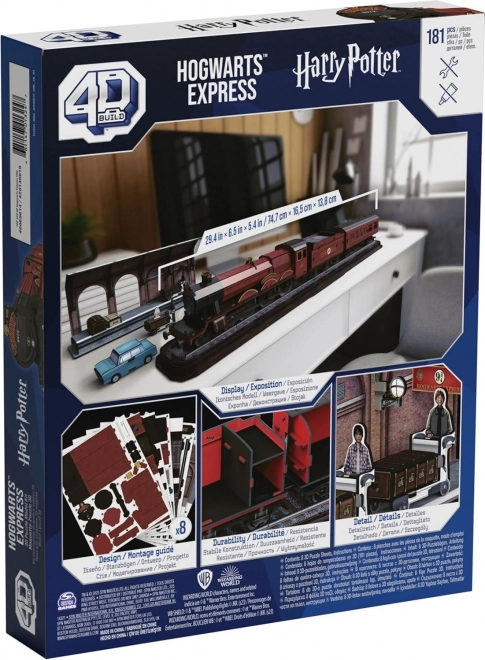 4D BUILD 3D Puslespil Harry Potter: Hogwarts Ekspressen 181 brikker