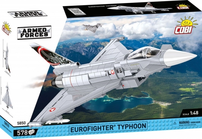COBI 5850 Væbnede Styrker Eurofighter Typhoon Østrig, 1:48, 578 k