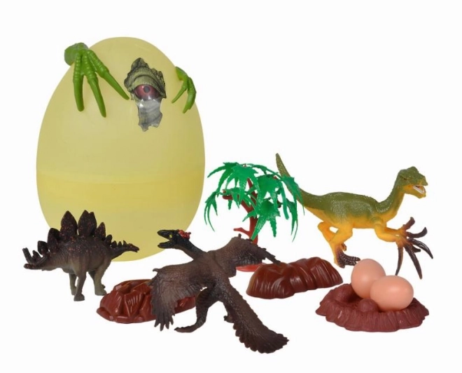 Dino æg med tilbehør, 3 slags, DP6