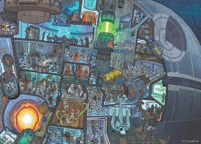 Puslespil Star Wars: Hvor er Chewbacca? 1000 brikker