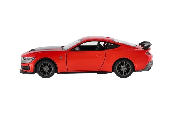Auto Kinsmart 2024 Ford Mustang Dark Horse 1:38 metal/plast 12,5cm 4 farver med tilbagespoling, 12 stk i kassen