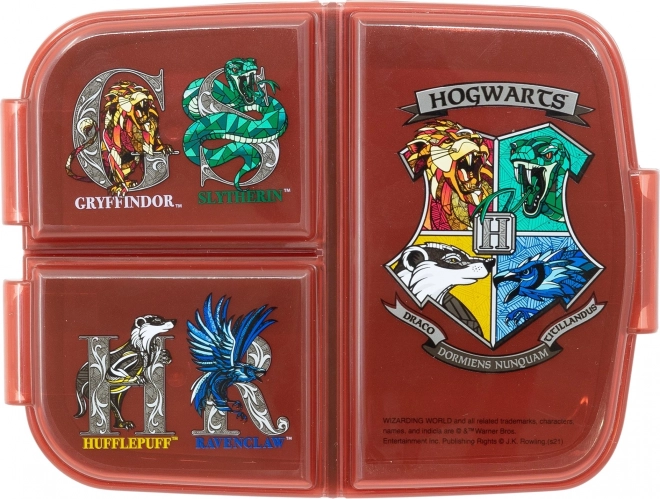 STOR Multi Box til frokost Harry Potter: Hogwarts-våbenskjolde
