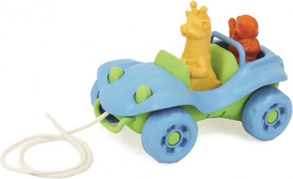 Trækbart blåt legetøjsbil Green Toys