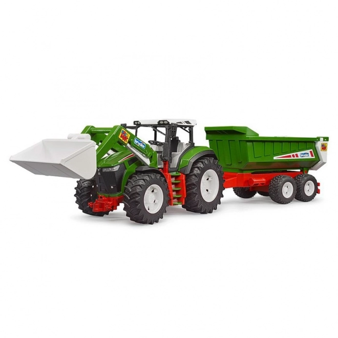 Bruder Traktor ROADMAX med frontlæsser og anhænger
