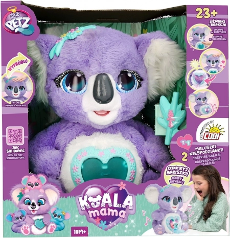 interaktivt plysdyr koala-mor CLUB PETZ fra IMC Toys