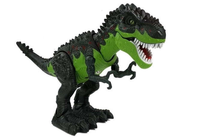Batteri Dinosaur Æglægning Brændende ild Damp Grøn