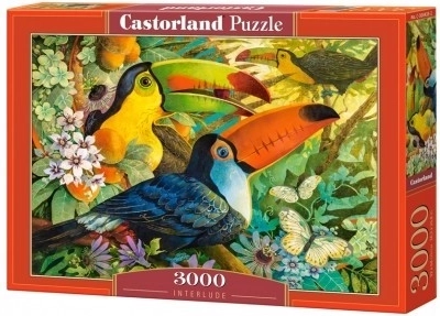 Puslespil 3000 brikker – tukaner Interlude CASTORLAND
