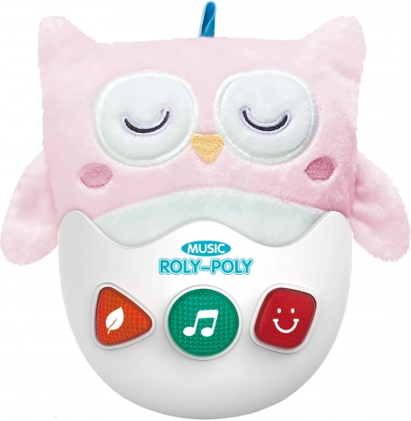 Roly-poly plysbamse ugle med effekter
