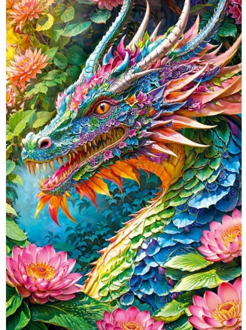 Cherry Pazzi Puzzle Drage Lykke 1000 Brikker
