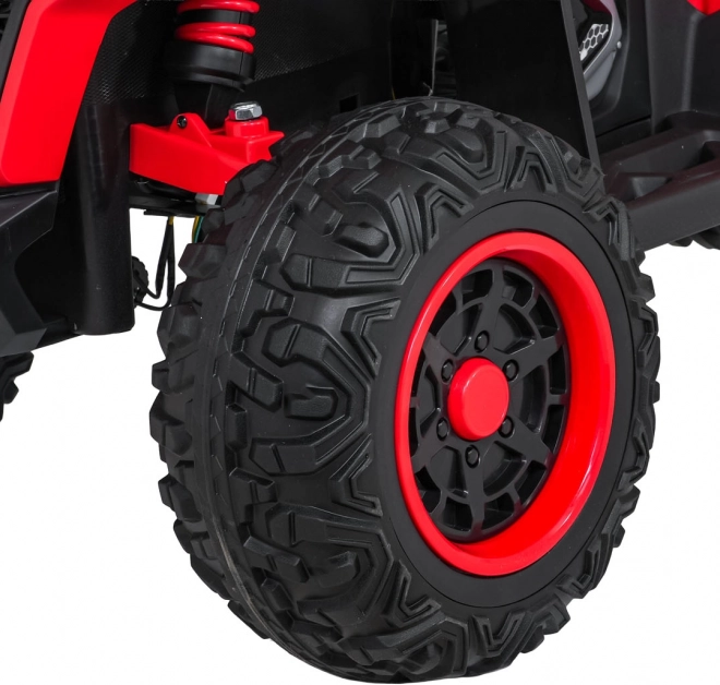 Firehjulet Fast Wheel – Rød