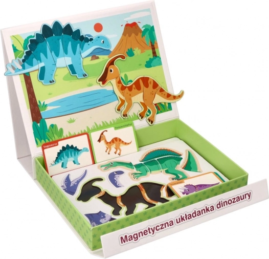 Magnetisk puslespil – dinosaurer