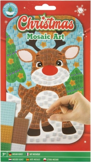 GRAFIX Mosaikbillede Jul: Rensdyr 14x23 cm