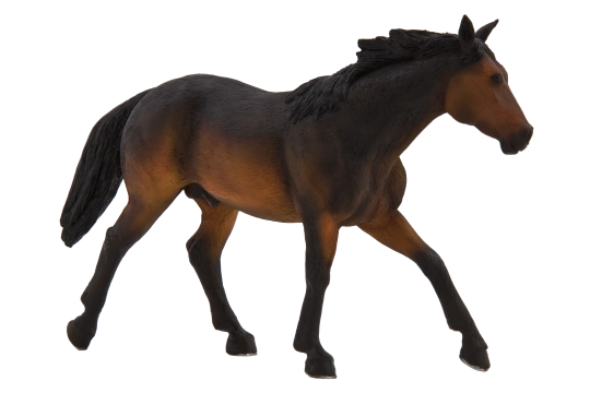 Mojo figur Quarter Horse, brun, ekstra stor