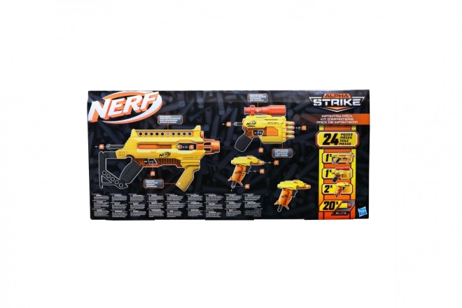 Nerf Alpha Strike 4 blastere og pile