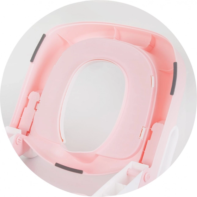 CHIPOLINO Toiletbræt med stige Skippy – pink