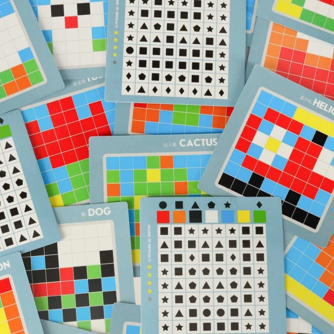 Kreativ logisk puslespil mosaik 175 dele