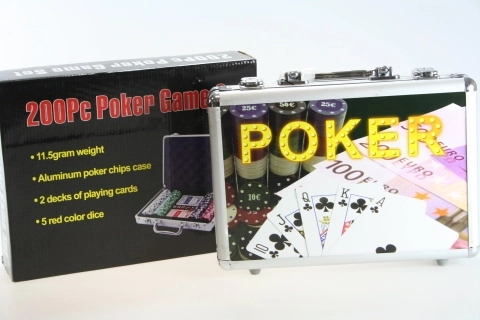 Poker sæt i kuffert