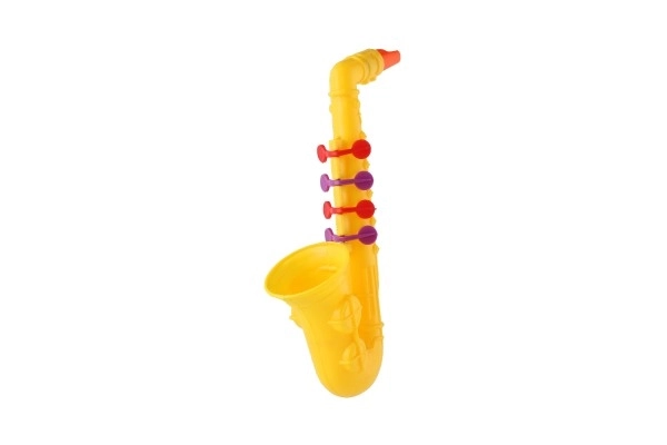 Saxofon plastik 24cm 2 farver i pose