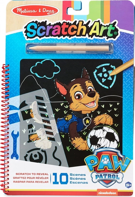 Skrabebilleder Paw Patrol - 10 ark