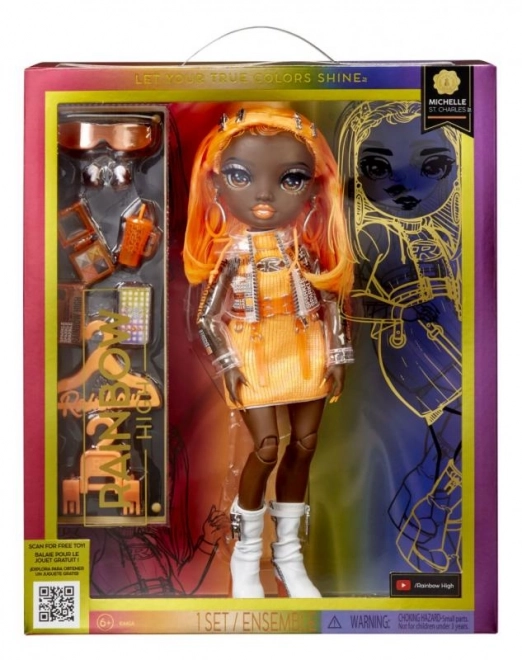 Rainbow High Mode dukke, serie 5 - Michelle St. Charles