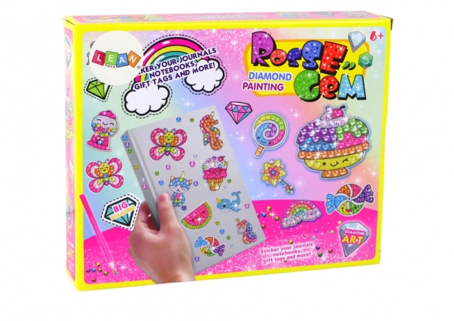 DIY klistermærke Diamonds Sæt Candy farverige klistermærker
