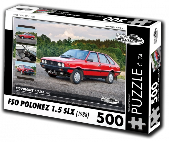 Puslespil RETRO-BILER FSO Polonez 1.5 SLX (1988) – 500 brikker